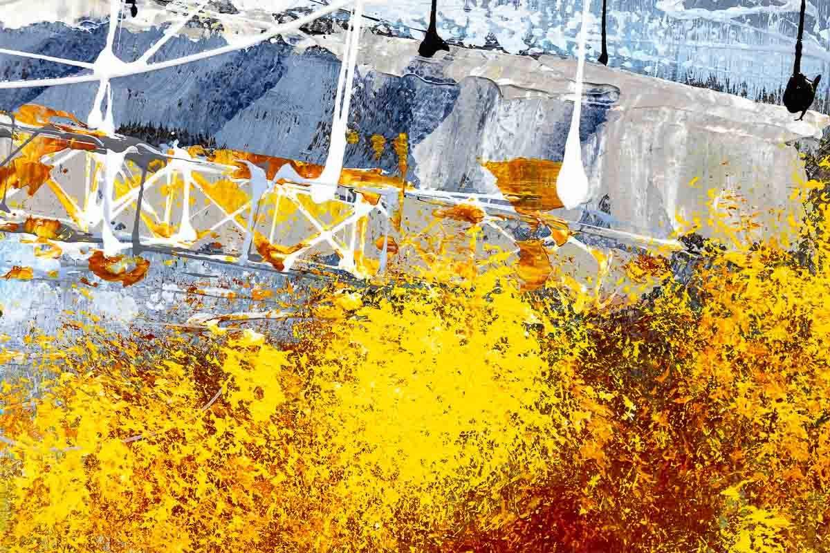 City Connections - Original - SOLD by artist Simon Wright - Wyecliffe Galleries