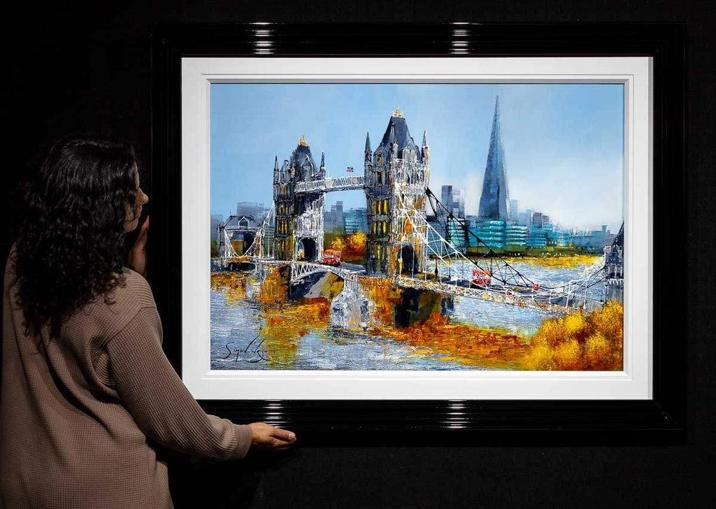 City Connections - Original - SOLD by artist Simon Wright - Wyecliffe Galleries