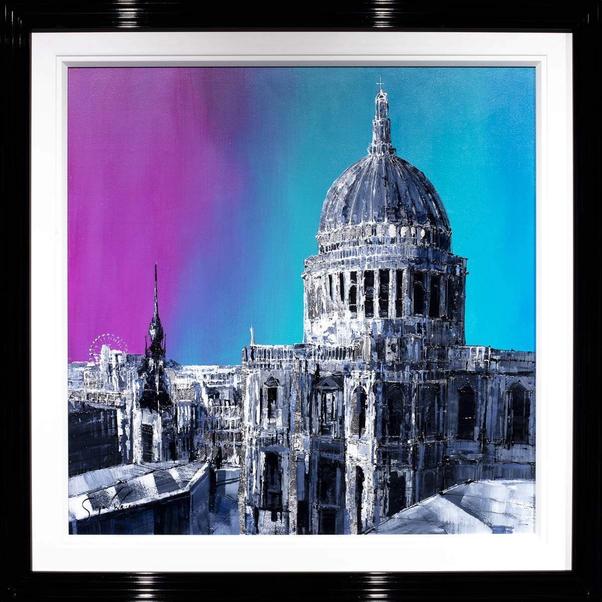 City Hues - Original - SOLD by artist Simon Wright - Wyecliffe Galleries