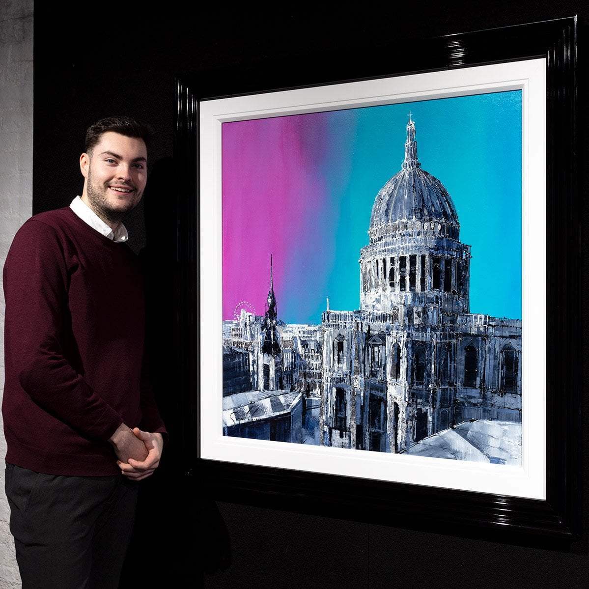 City Hues - Original - SOLD by artist Simon Wright - Wyecliffe Galleries