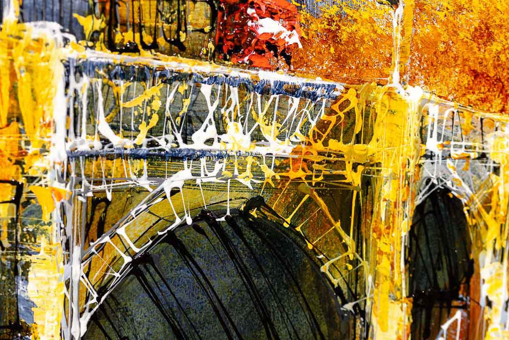 City Life - Original - SOLD by artist Simon Wright - Wyecliffe Galleries