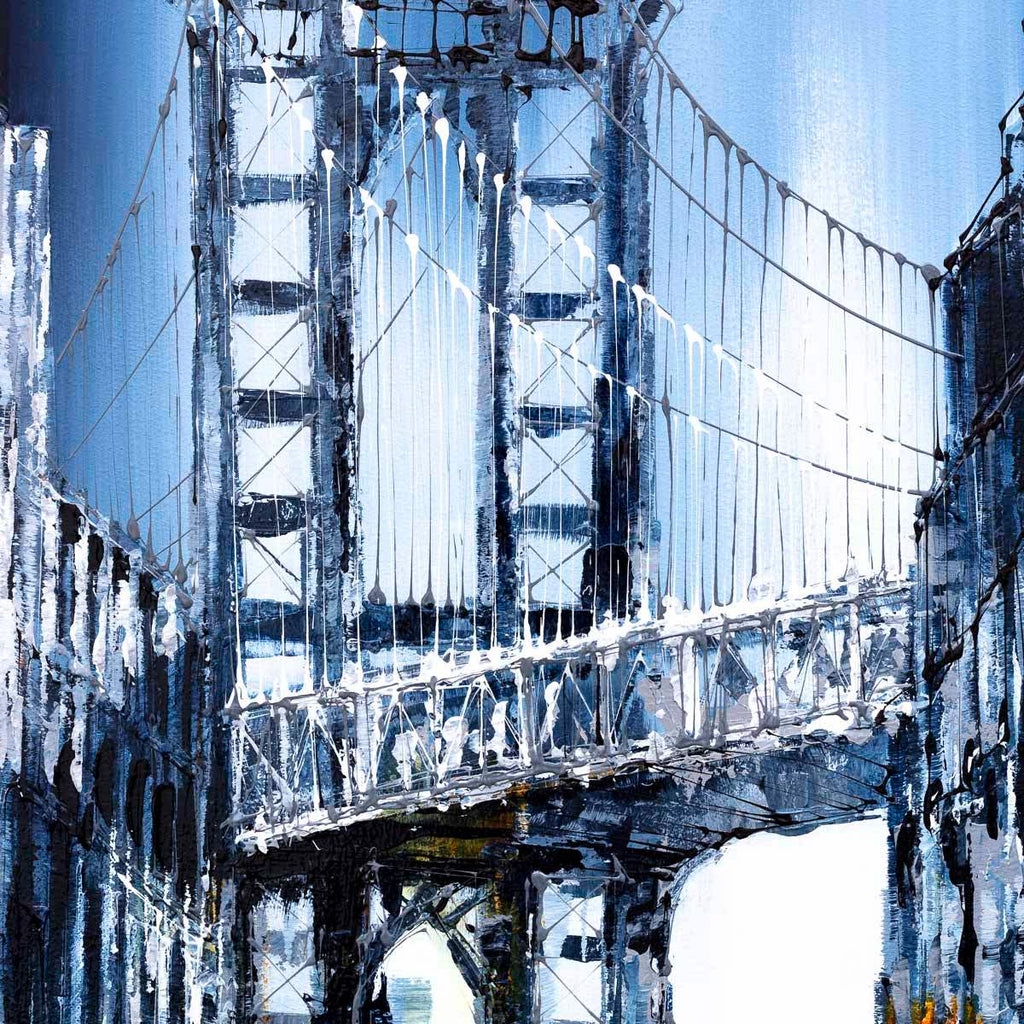 City Nights - Original - SOLD by artist Simon Wright - Wyecliffe Galleries