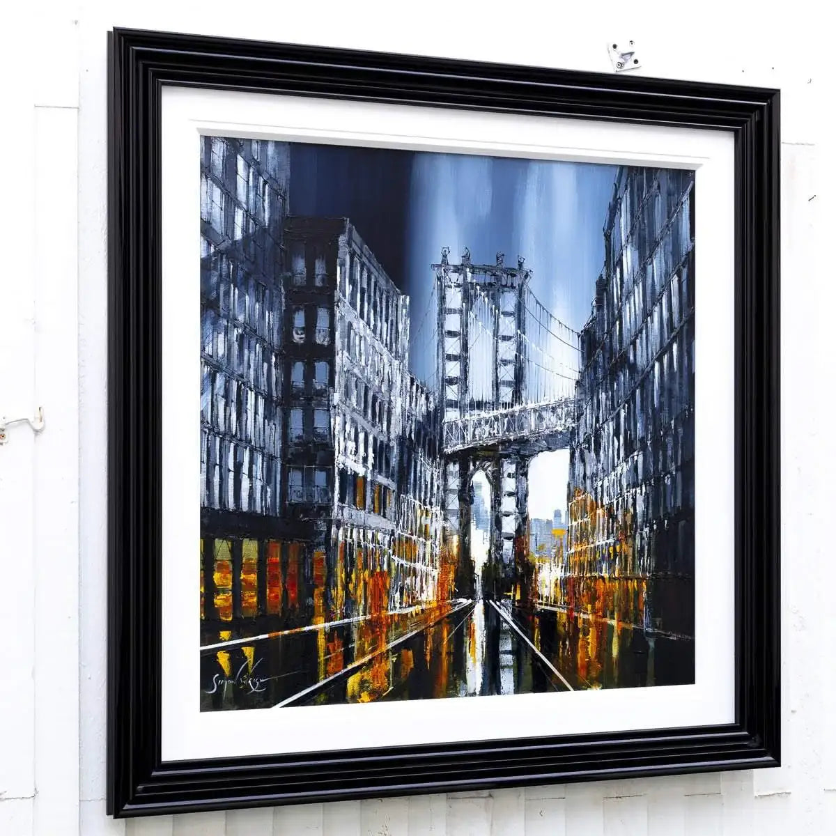 City Nights - Original - SOLD by artist Simon Wright - Wyecliffe Galleries