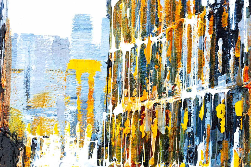 City Nights - Original - SOLD by artist Simon Wright - Wyecliffe Galleries