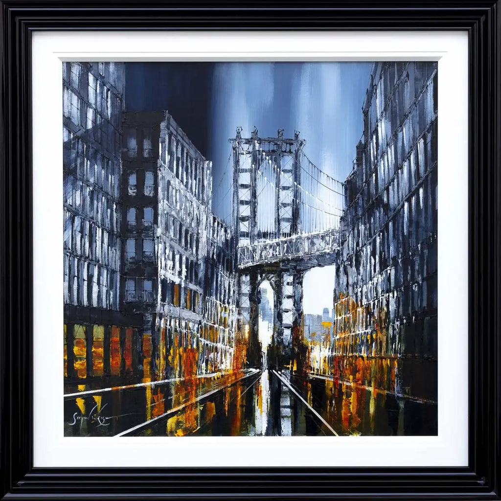 City Nights - Original - SOLD by artist Simon Wright - Wyecliffe Galleries