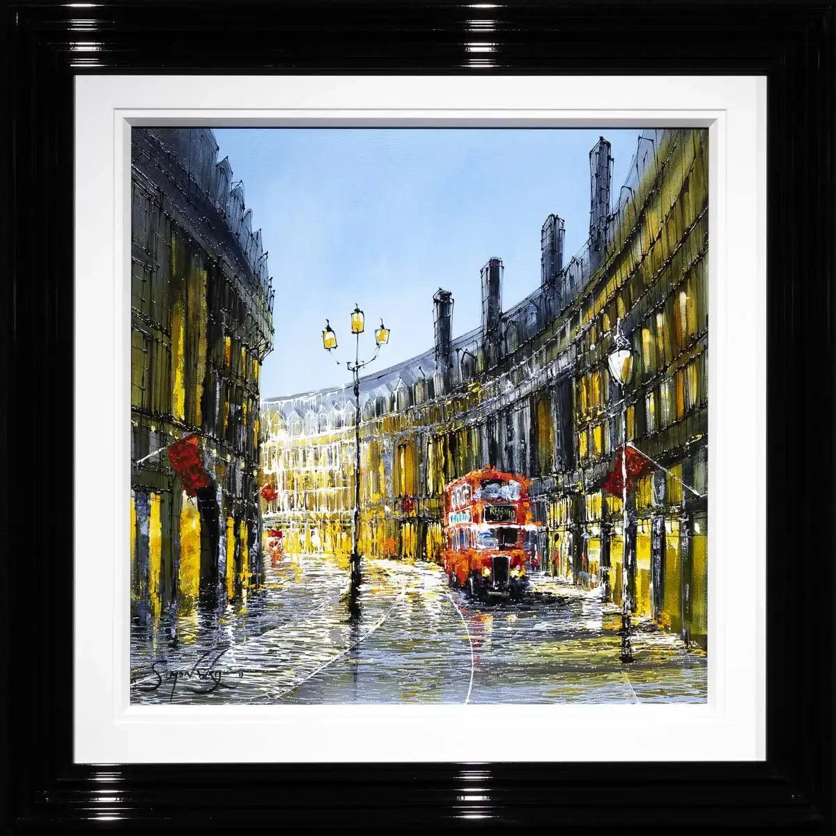 City Vibes - Original - SOLD by artist Simon Wright - Wyecliffe Galleries
