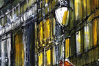 City Vibes - Original - SOLD by artist Simon Wright - Wyecliffe Galleries