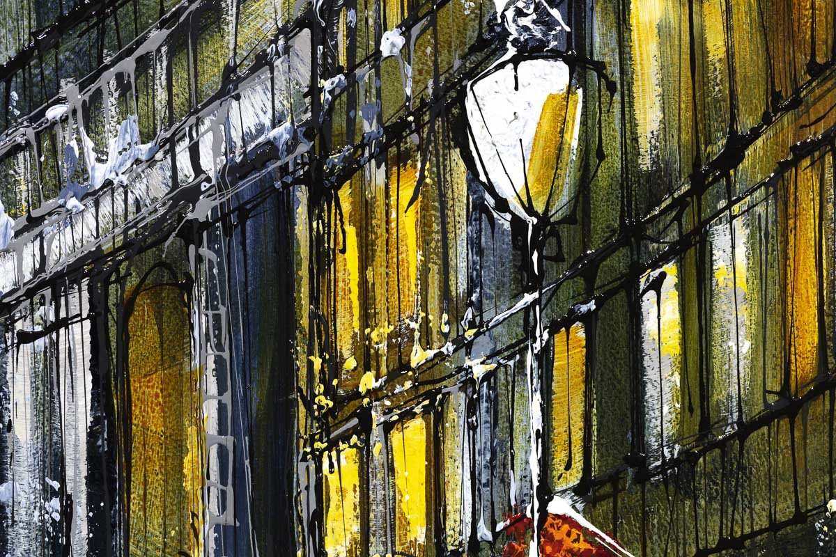 City Vibes - Original - SOLD by artist Simon Wright - Wyecliffe Galleries