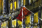 City Vibes - Original - SOLD by artist Simon Wright - Wyecliffe Galleries