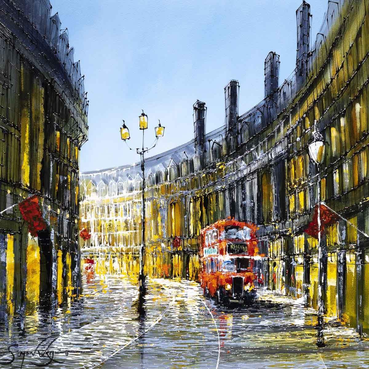City Vibes - Original - SOLD by artist Simon Wright - Wyecliffe Galleries