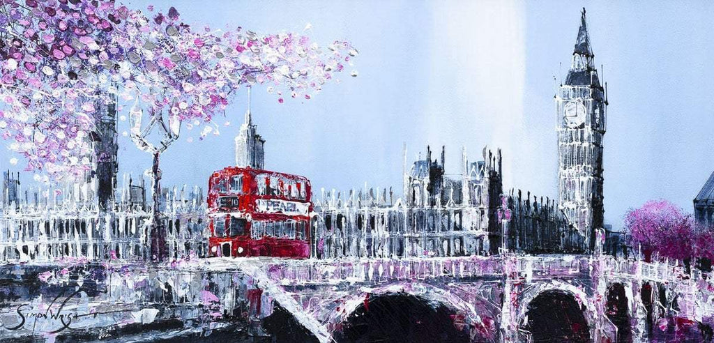 Cityside - Original - SOLD by artist Simon Wright - Wyecliffe Galleries