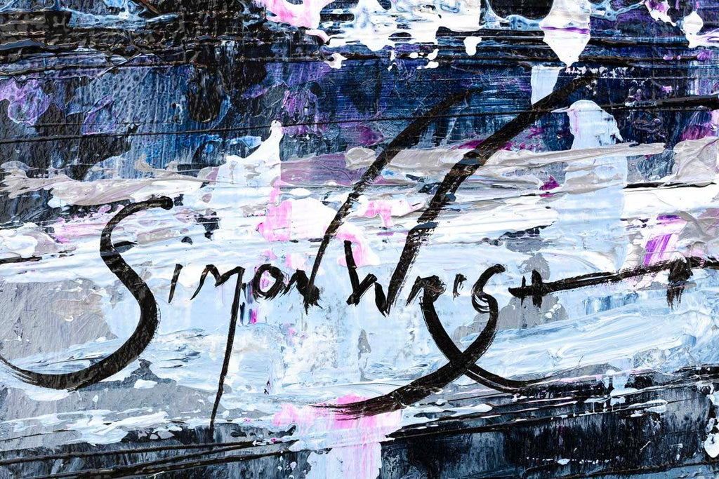 Cityside - Original - SOLD by artist Simon Wright - Wyecliffe Galleries