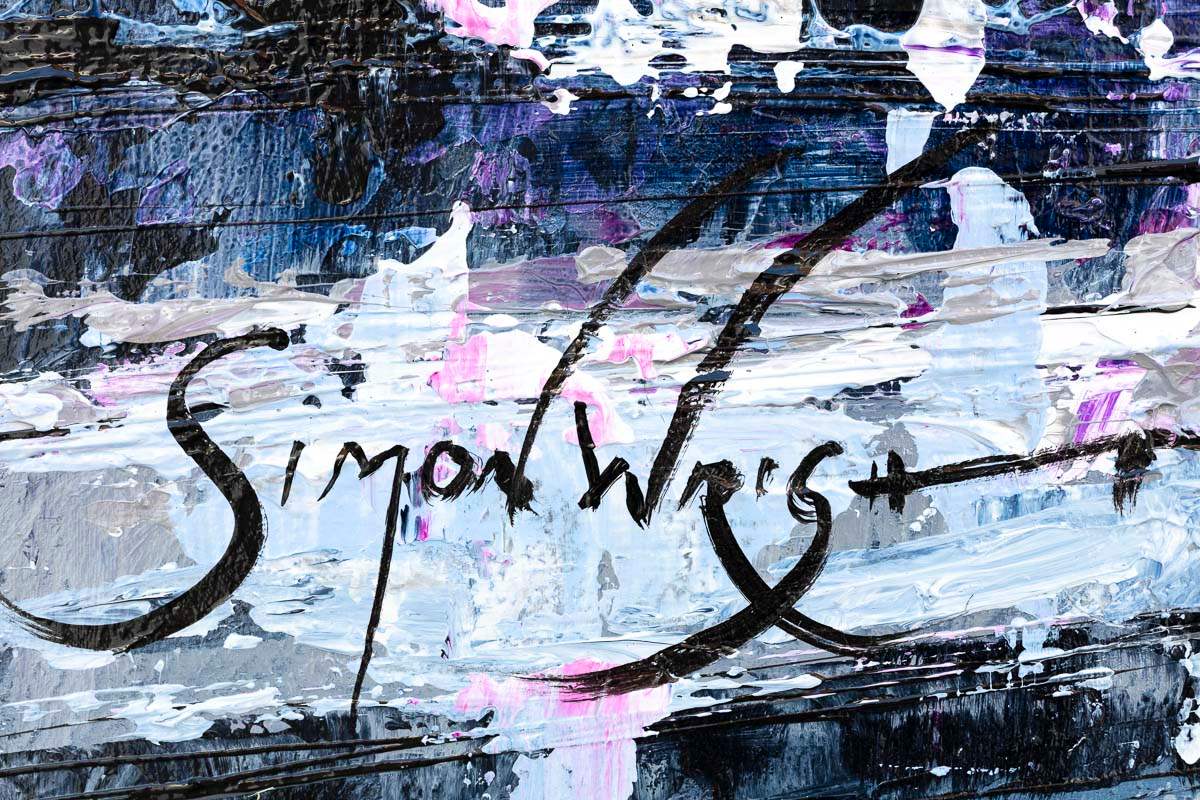 Cityside - Original - SOLD by artist Simon Wright - Wyecliffe Galleries