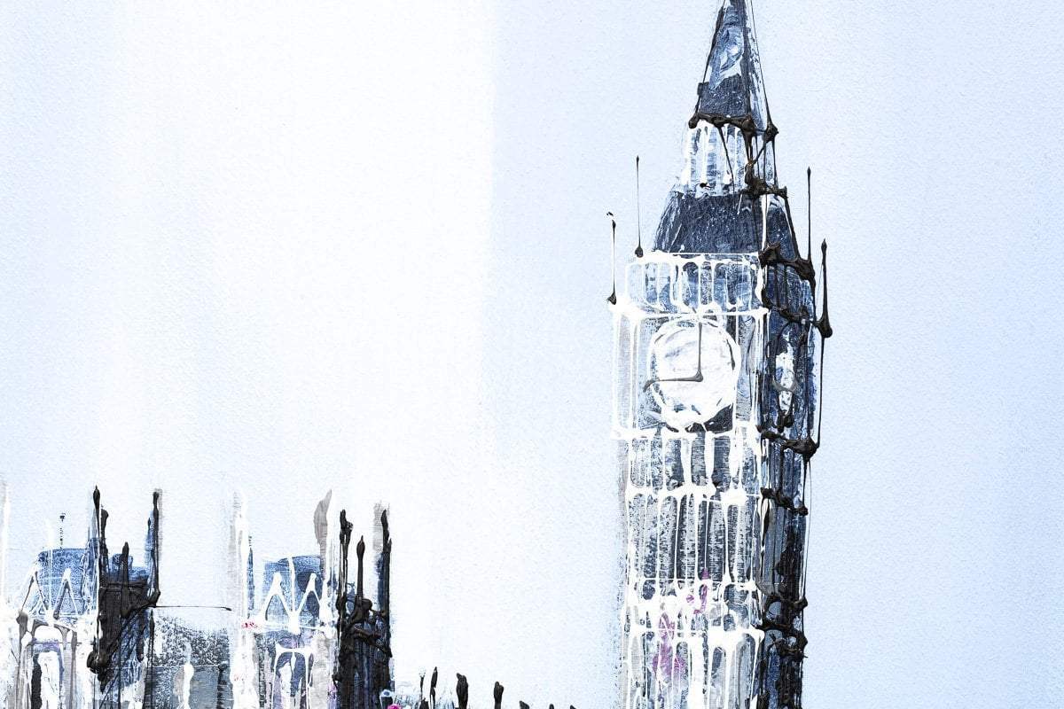 Cityside - Original - SOLD by artist Simon Wright - Wyecliffe Galleries