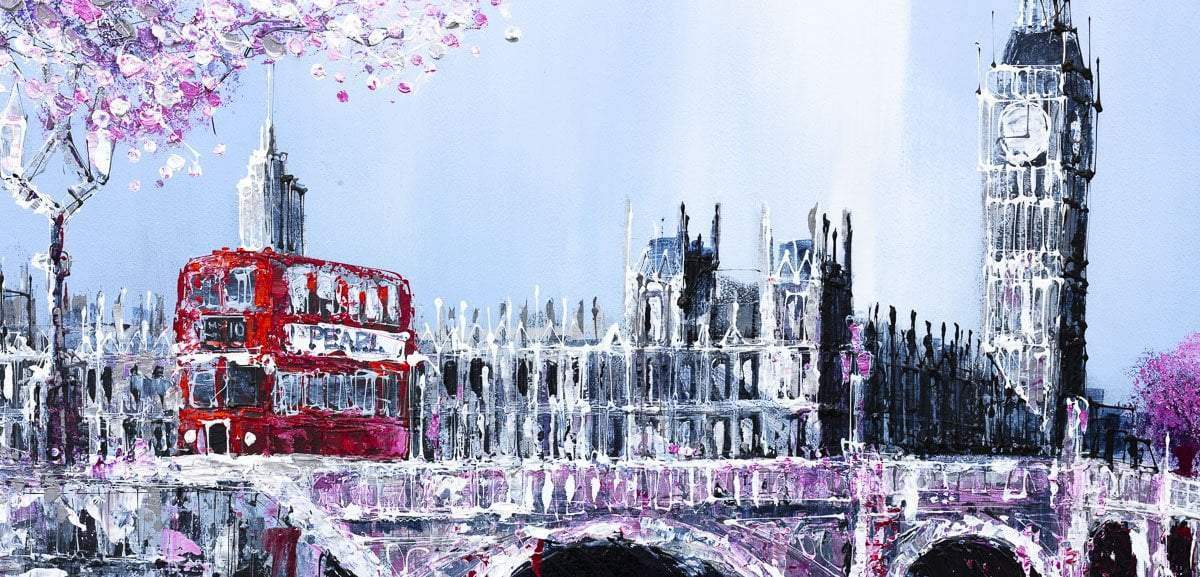 Cityside - Original - SOLD by artist Simon Wright - Wyecliffe Galleries