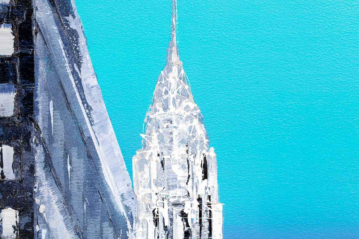 Colours of the City - Original - SOLD by artist Simon Wright - Wyecliffe Galleries