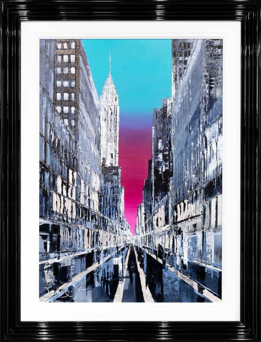 Colours of the City - Original - SOLD by artist Simon Wright - Wyecliffe Galleries