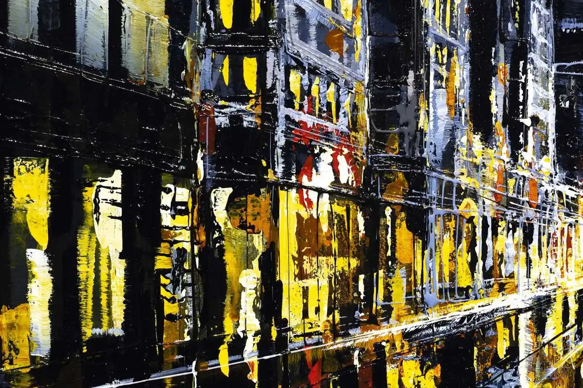 Crosswalk - Original - SOLD by artist Simon Wright - Wyecliffe Galleries