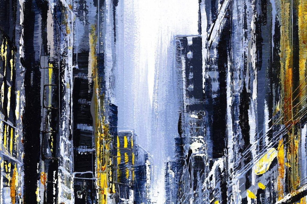 Crosswalk - Original - SOLD by artist Simon Wright - Wyecliffe Galleries