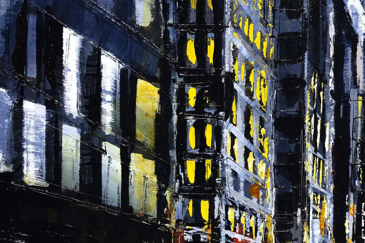 Crosswalk - Original - SOLD by artist Simon Wright - Wyecliffe Galleries