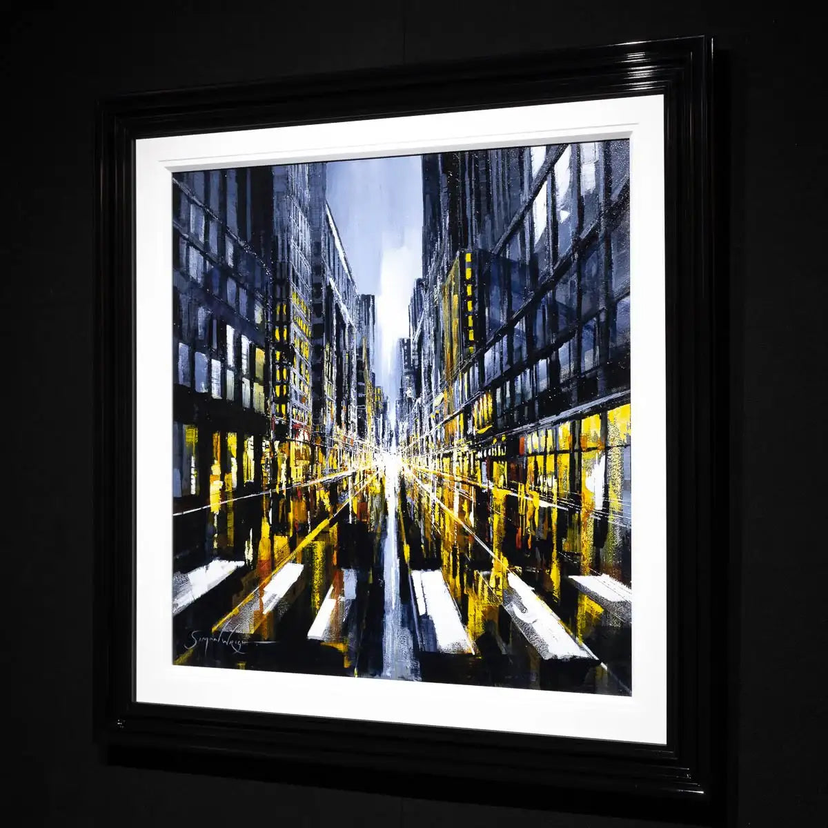 Crosswalk - Original - SOLD by artist Simon Wright - Wyecliffe Galleries