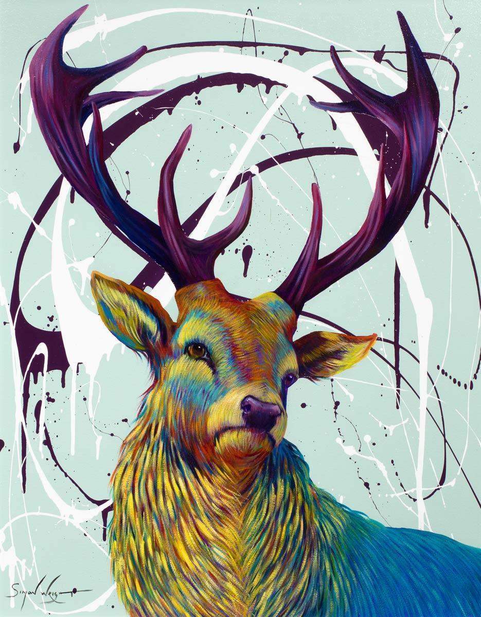 Crown - Original - SOLD by artist Simon Wright - Wyecliffe Galleries