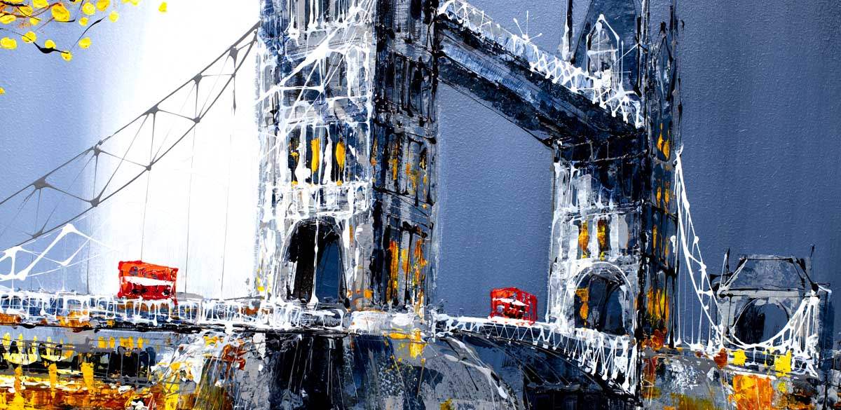 Dawn at Tower Bridge - Original - SOLD by artist Simon Wright - Wyecliffe Galleries