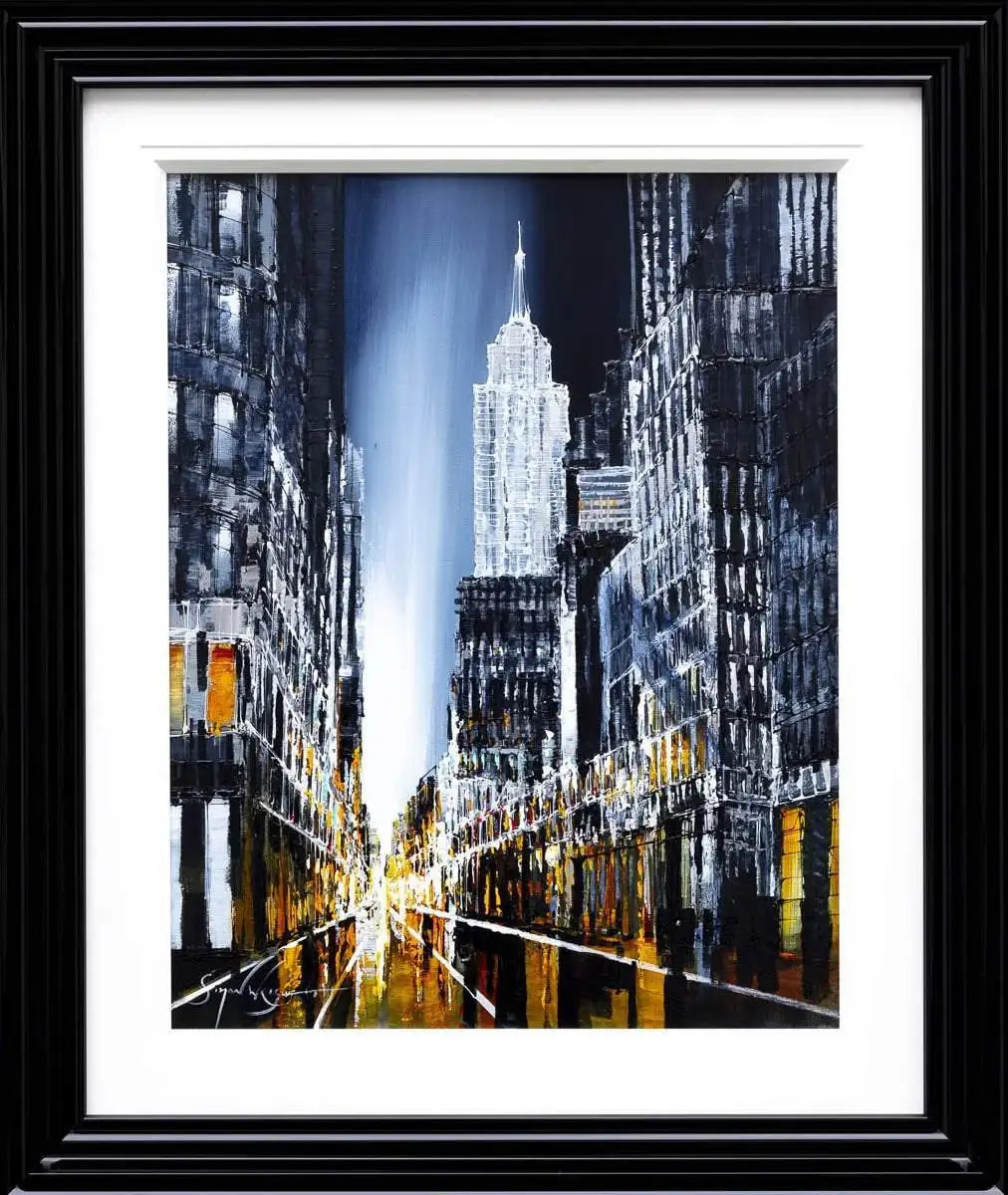 Empire State Building - Original - SOLD by artist Simon Wright - Wyecliffe Galleries