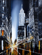 Empire State Building - Original - SOLD by artist Simon Wright - Wyecliffe Galleries