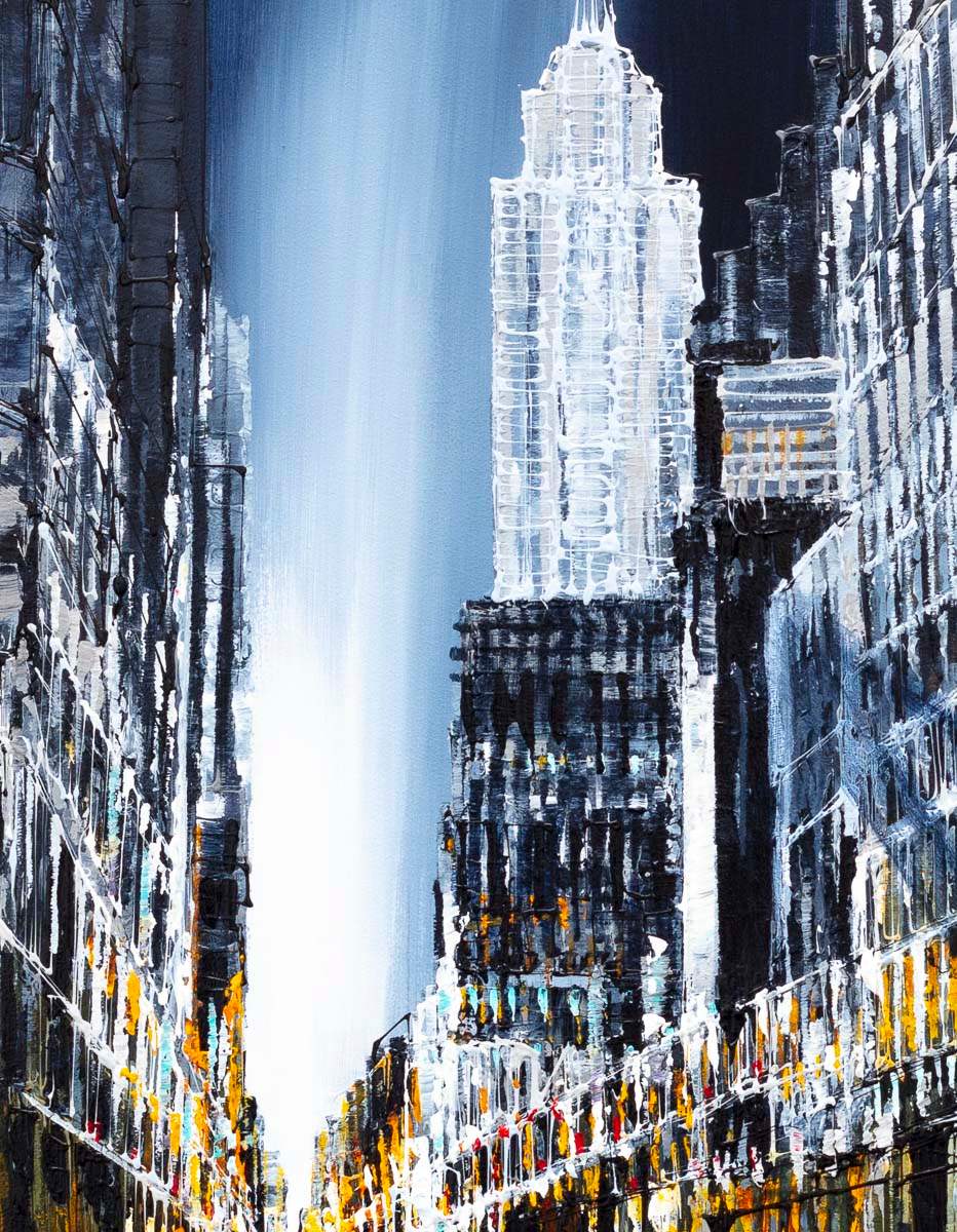 Empire State Building - Original - SOLD by artist Simon Wright - Wyecliffe Galleries