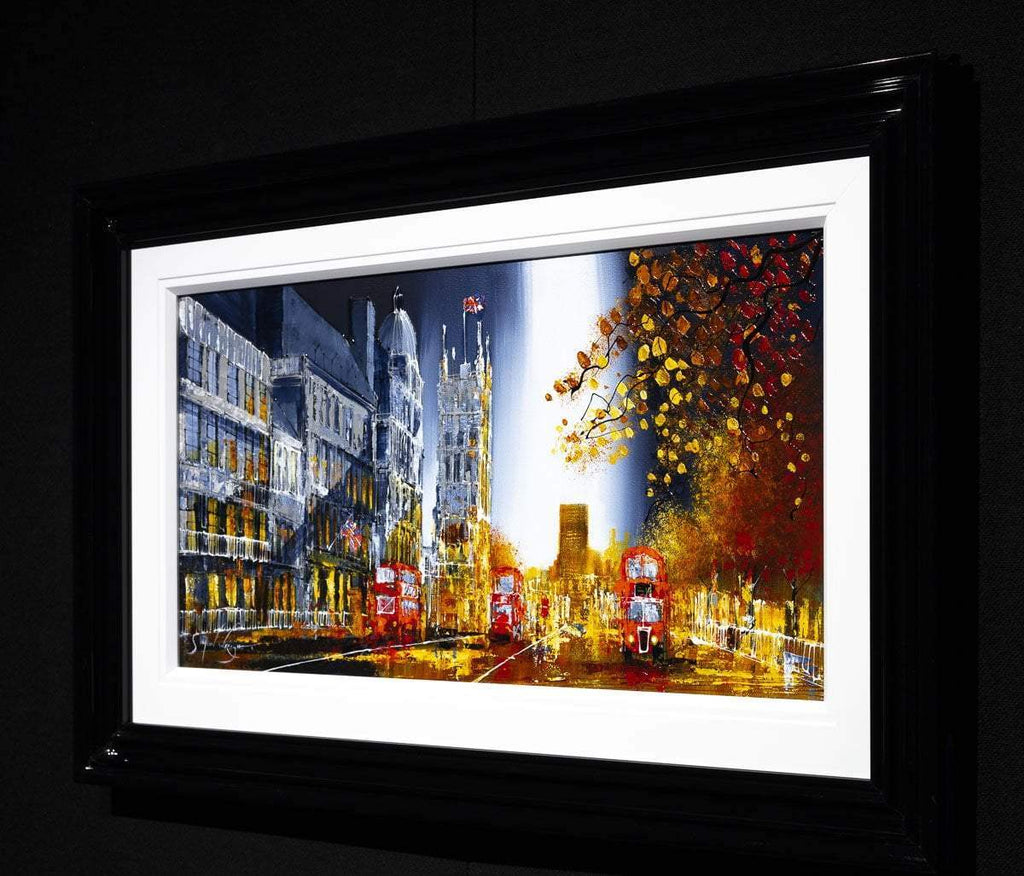 Evening London - Original - SOLD by artist Simon Wright - Wyecliffe Galleries