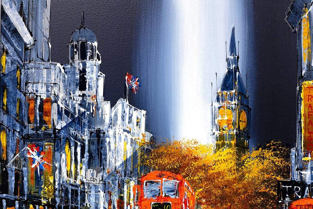 Evening Tour - Original - SOLD by artist Simon Wright - Wyecliffe Galleries