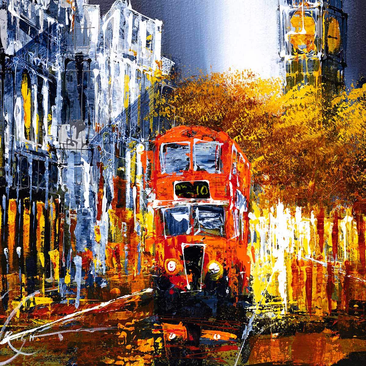 Evening Tour - Original - SOLD by artist Simon Wright - Wyecliffe Galleries