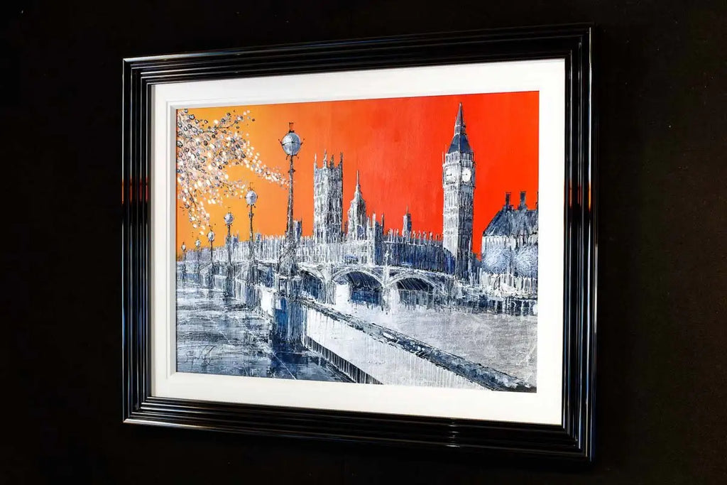 Fiery Skies - Original - SOLD by artist Simon Wright - Wyecliffe Galleries