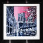 Fuchsia Downfall - Original - SOLD by artist Simon Wright - Wyecliffe Galleries