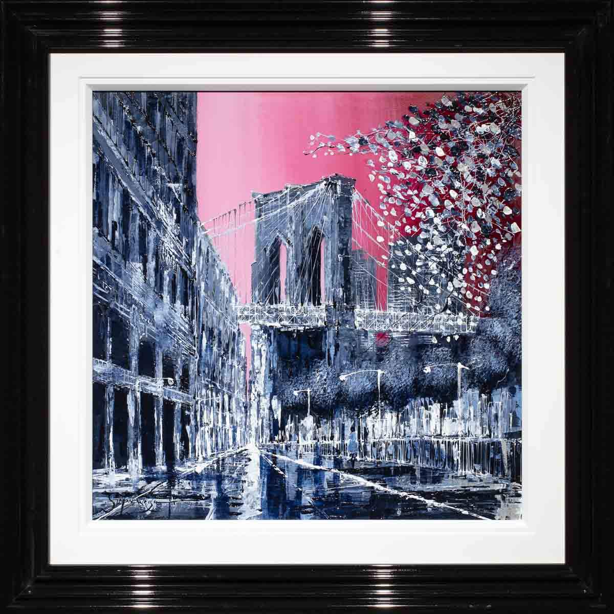 Fuchsia Downfall - Original - SOLD by artist Simon Wright - Wyecliffe Galleries