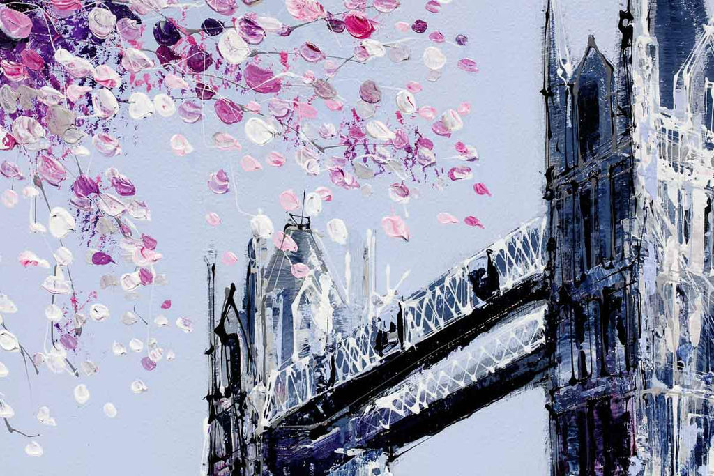 Indigo Sky - Original - SOLD by artist Simon Wright - Wyecliffe Galleries