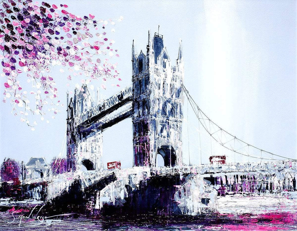 Indigo Sky - Original - SOLD by artist Simon Wright - Wyecliffe Galleries