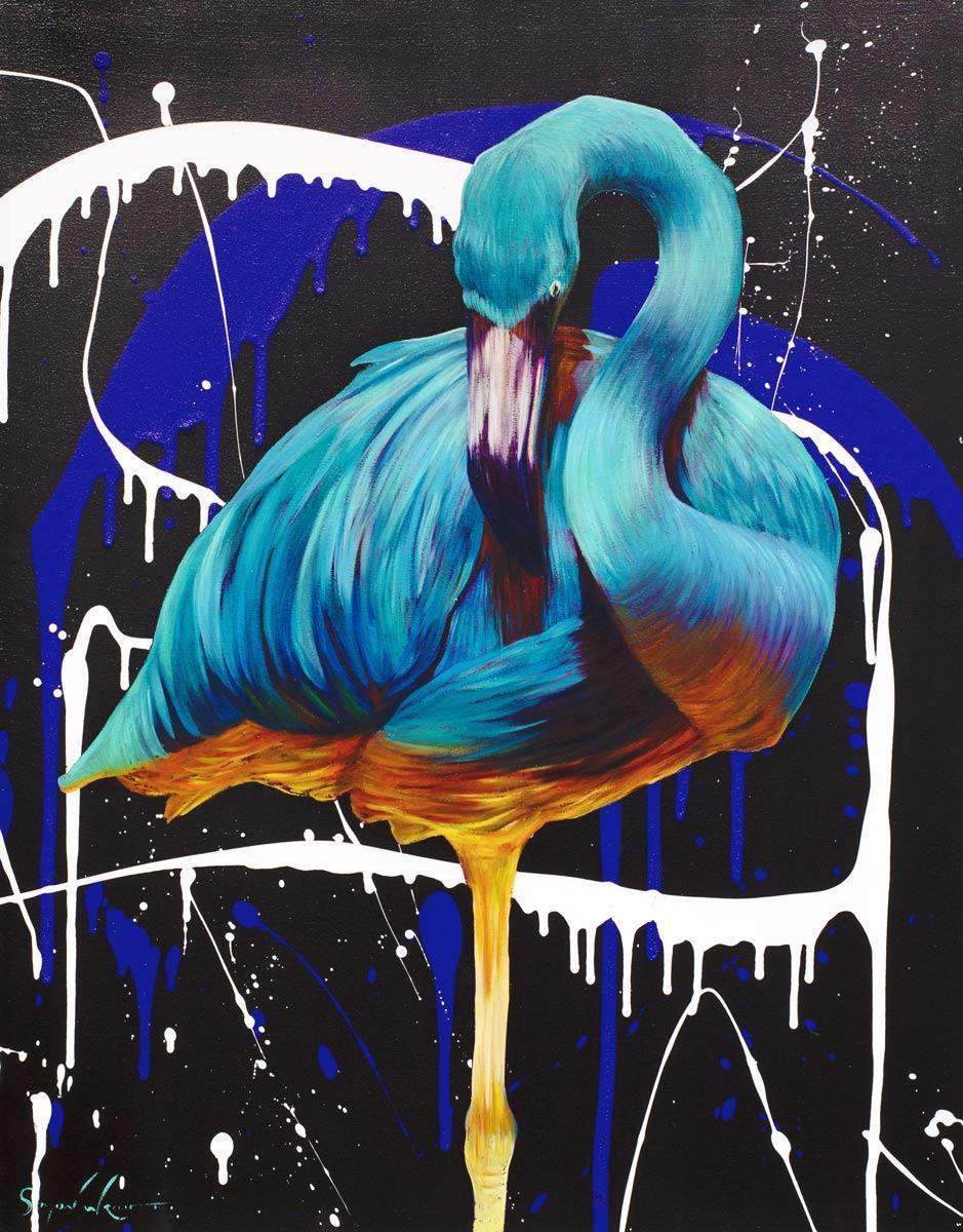 Its All About Balance - Original - SOLD by artist Simon Wright - Wyecliffe Galleries