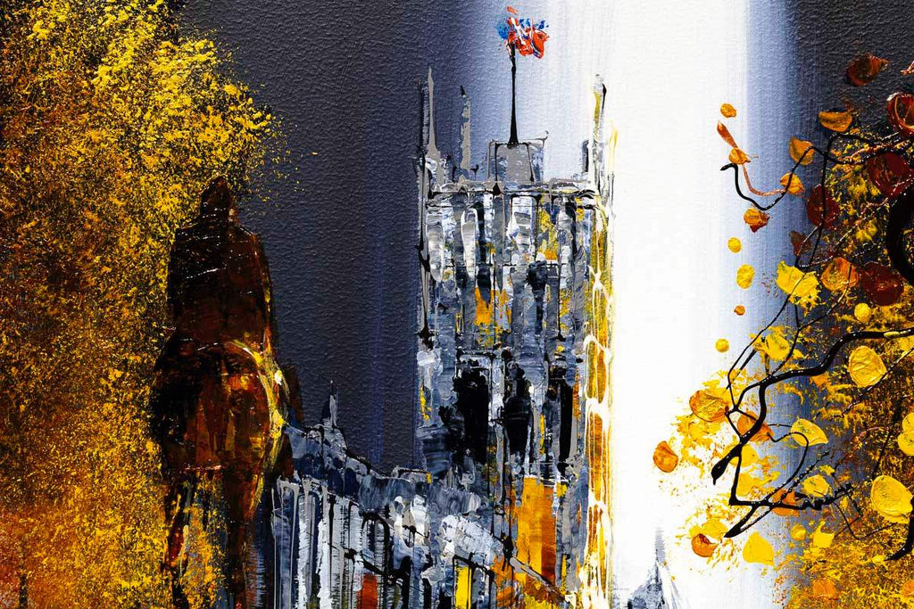 Journey Through London - Original - SOLD by artist Simon Wright - Wyecliffe Galleries