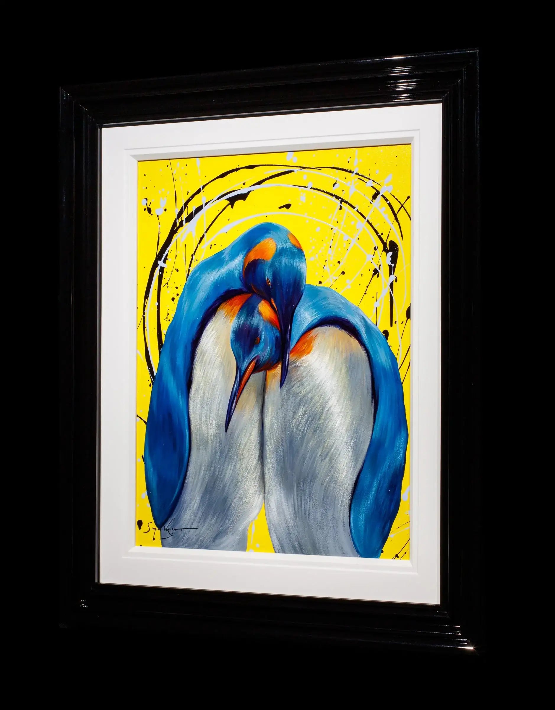 Keeping You Warm - SOLD by artist Simon Wright - Wyecliffe Galleries