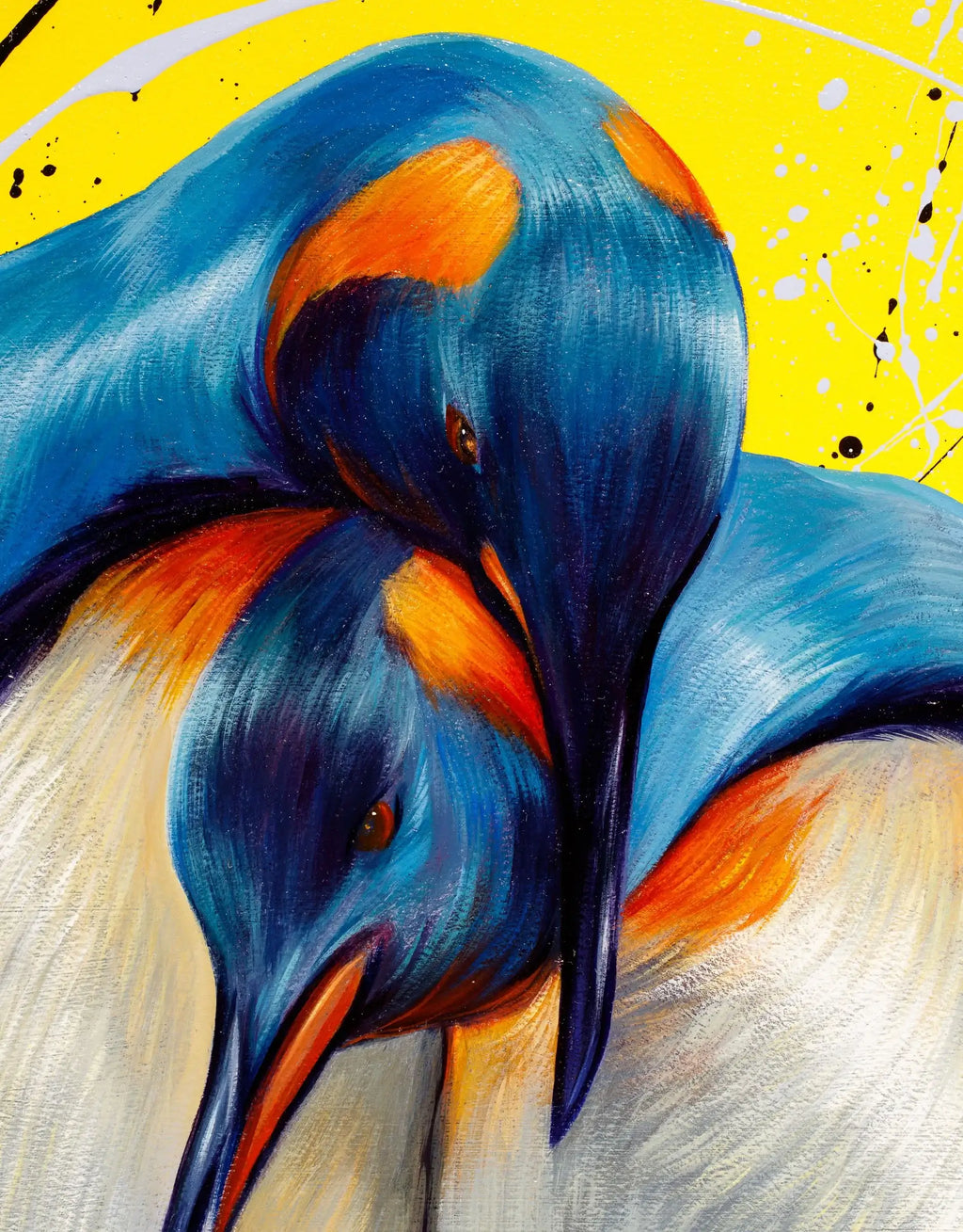 Keeping You Warm - SOLD by artist Simon Wright - Wyecliffe Galleries