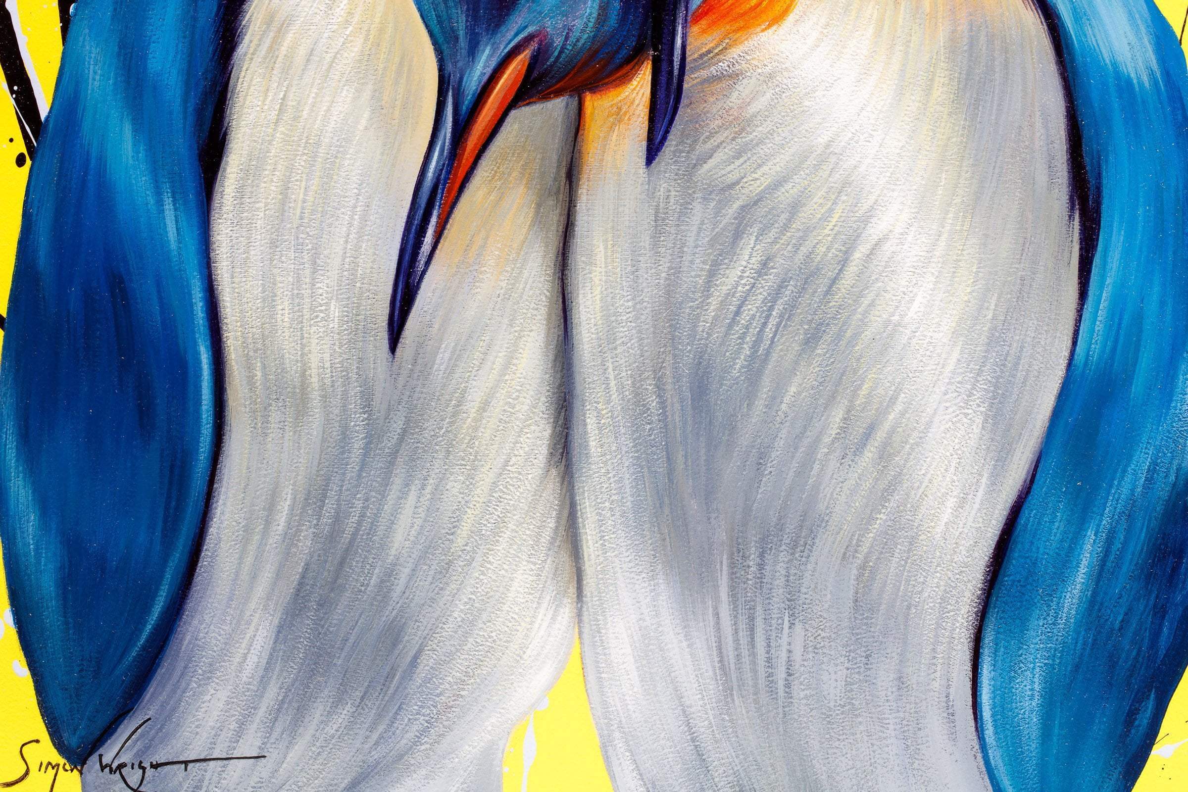 Keeping You Warm - SOLD by artist Simon Wright - Wyecliffe Galleries