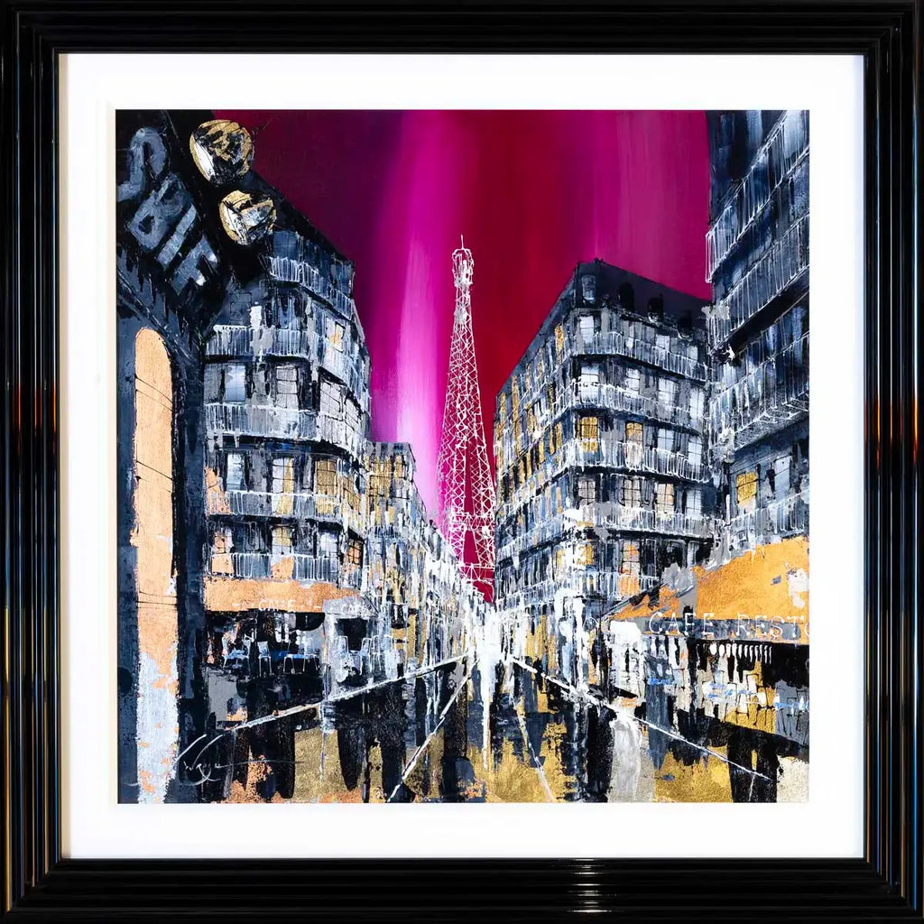 La Tour Eiffel - Original - SOLD by artist Simon Wright - Wyecliffe Galleries