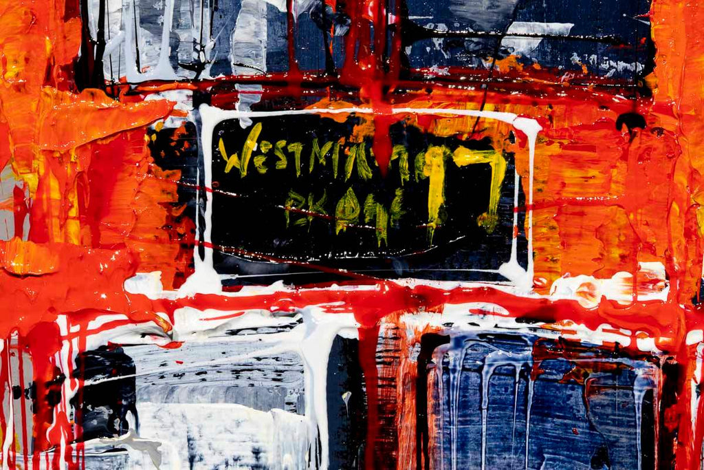 Last Bus Home - Original - SOLD by artist Simon Wright - Wyecliffe Galleries