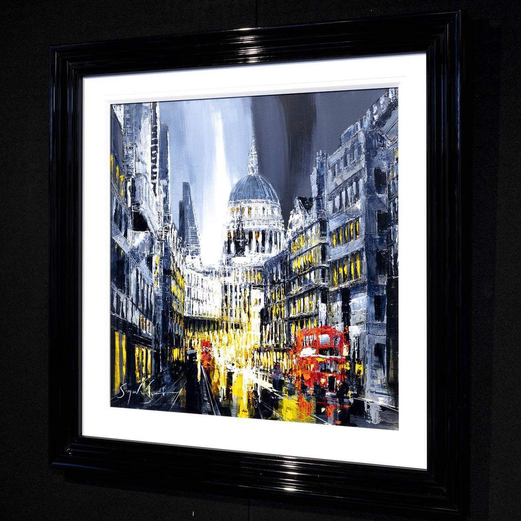Late Night London - Original - SOLD by artist Simon Wright - Wyecliffe Galleries