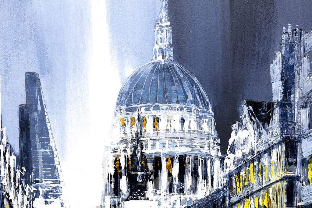 Late Night London - Original - SOLD by artist Simon Wright - Wyecliffe Galleries