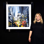 Late Night London - Original - SOLD by artist Simon Wright - Wyecliffe Galleries