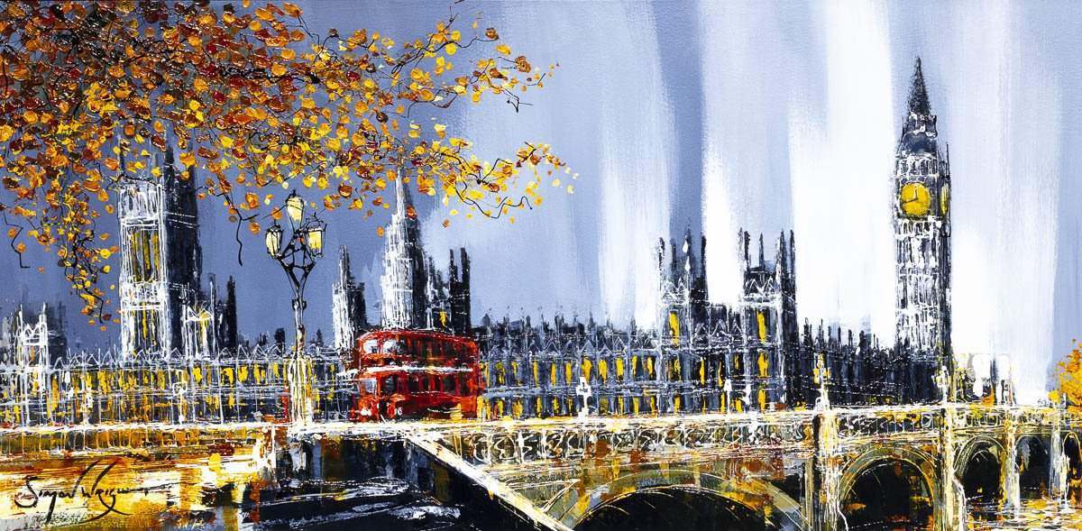 Legacies of London - Original - SOLD by artist Simon Wright - Wyecliffe Galleries