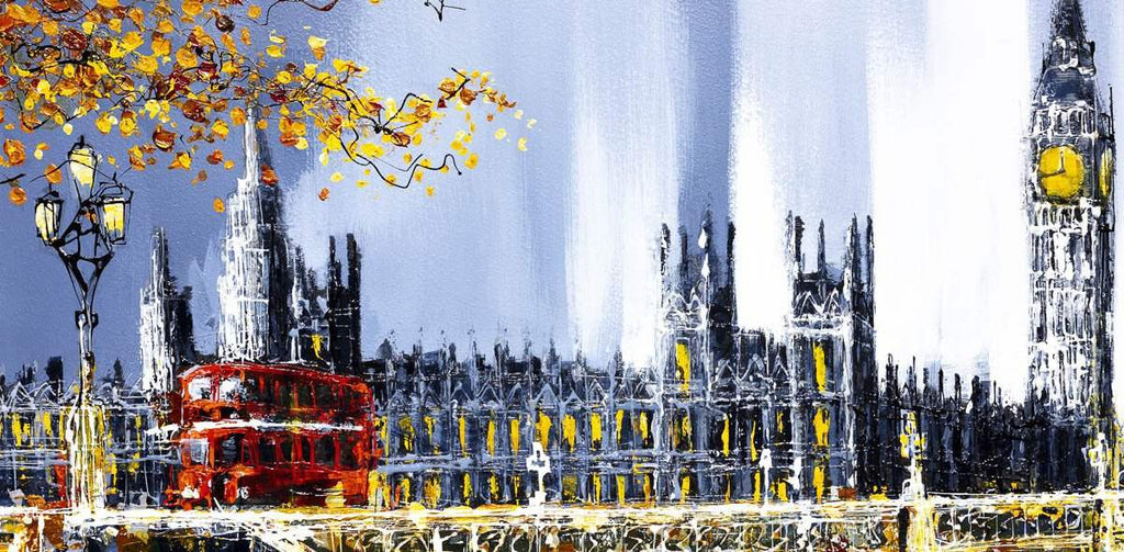 Legacies of London - Original - SOLD by artist Simon Wright - Wyecliffe Galleries